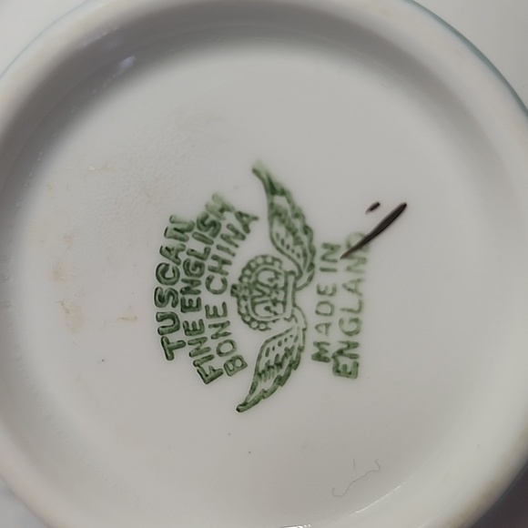 Tuscan made in England stunning teacup and saucer. Vintage - Picture 5 of 9
